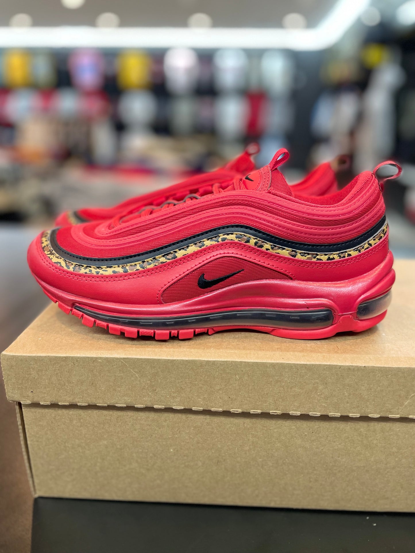 Nike Air Max 97 “Leopard Pack Red” *Size 6.5 Preowned*