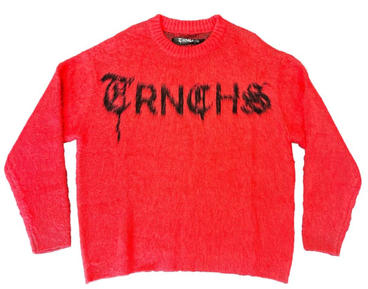 Trnchs “Blend Red/Black Sweater”