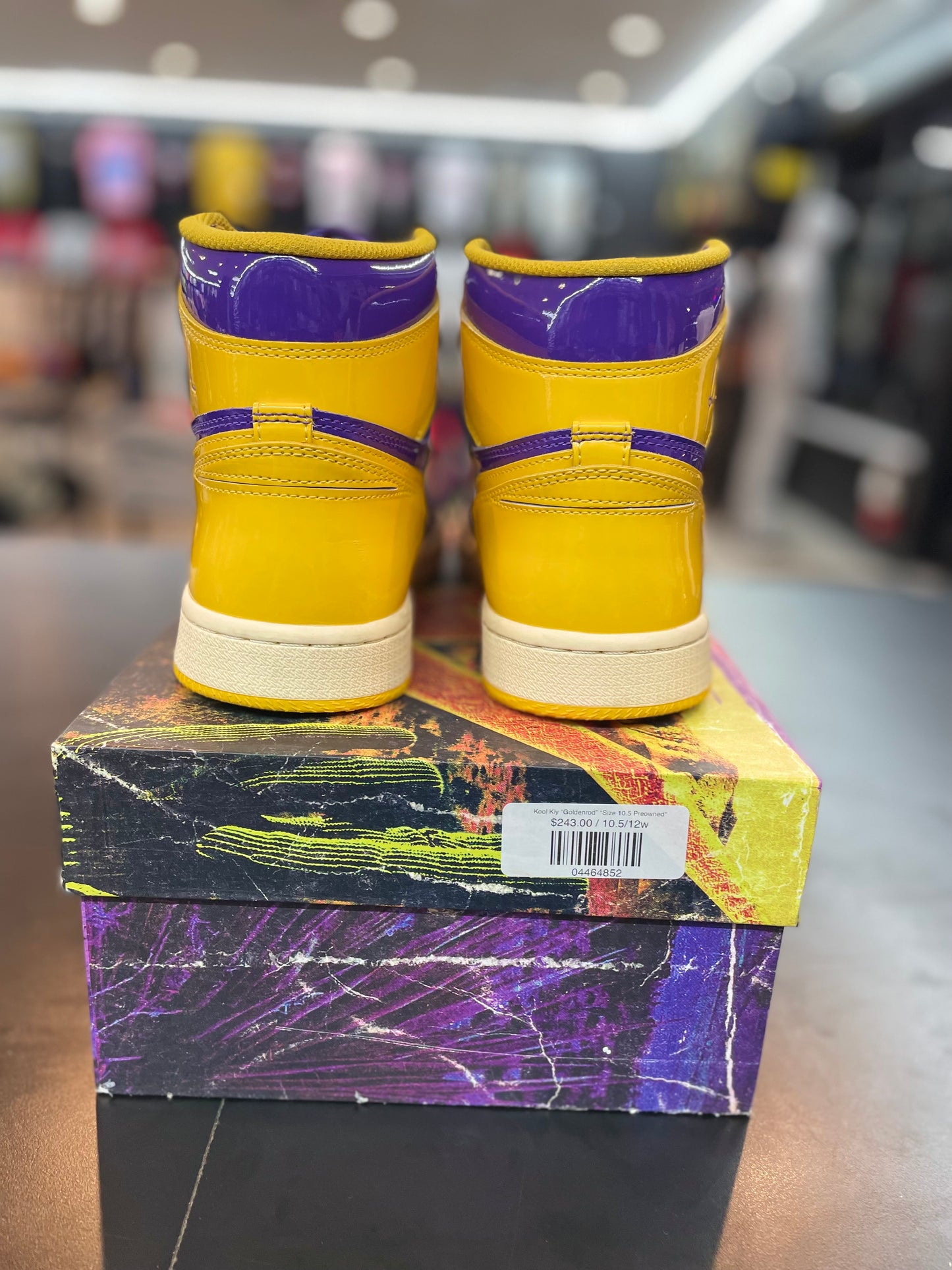 Kool Kiy “Ncat Purple/Yellow” *Size 10.5 Preowned*