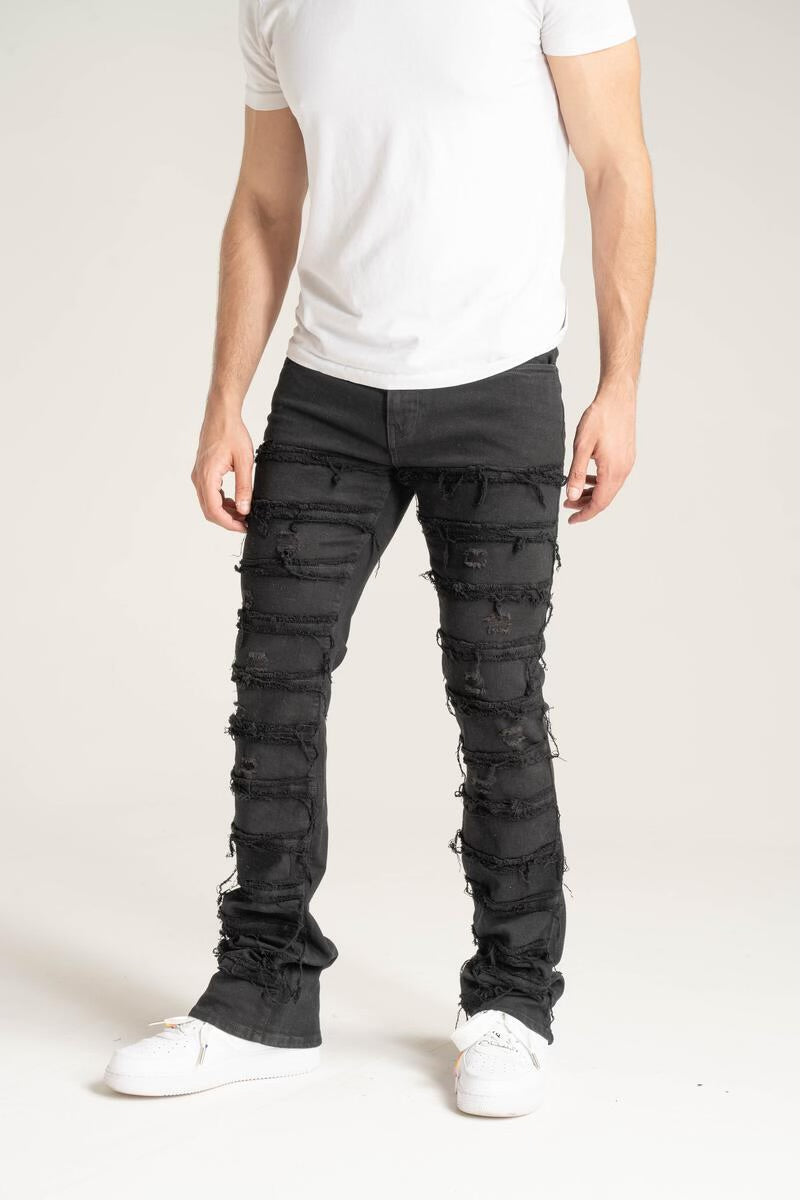 Spark “Black Stack  Jeans”