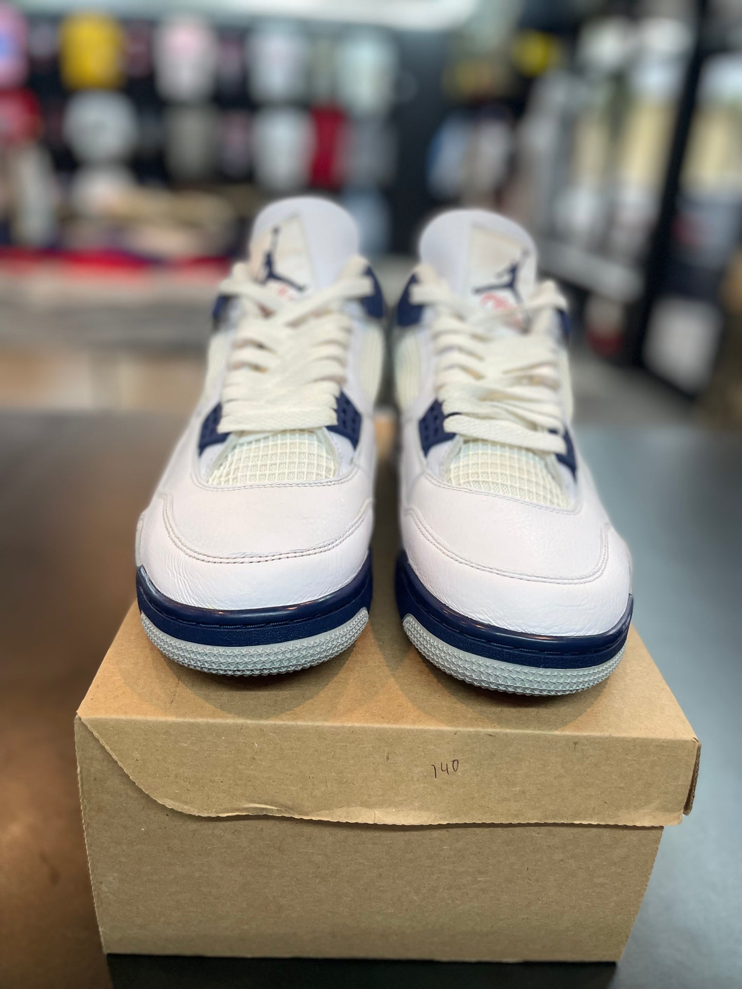 Air Jordan Retro 4 “Midnight Navy” *Size 10.5 Preowned*