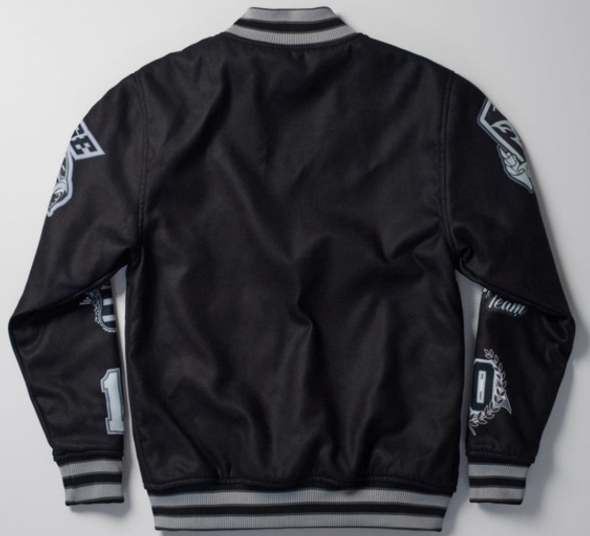 Reason Brand Dodge Demon Wool Varsity Jacket