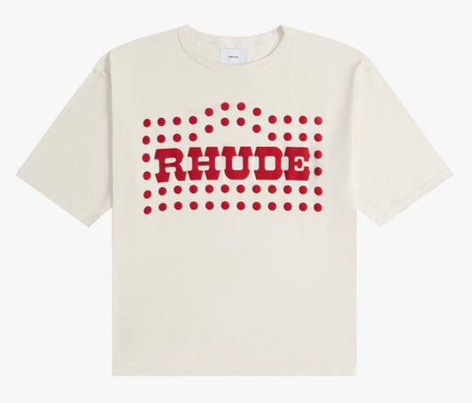 Rhude “Flocked Burnout Tee”