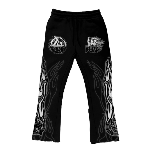 Lost In The Hills “Black/White  Pants”