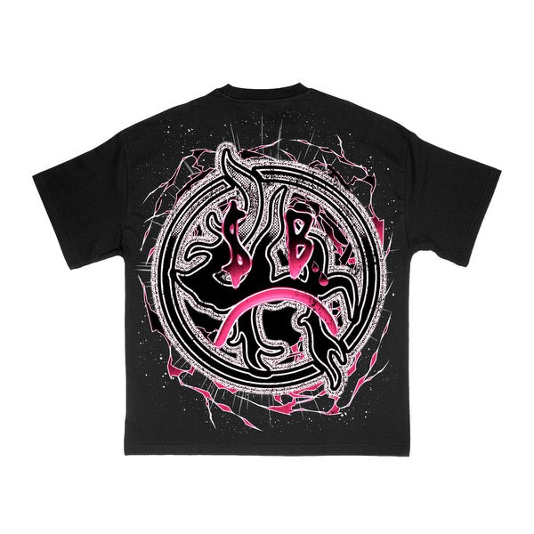 Lost In The Hills “Lhb Black Pink Tee”