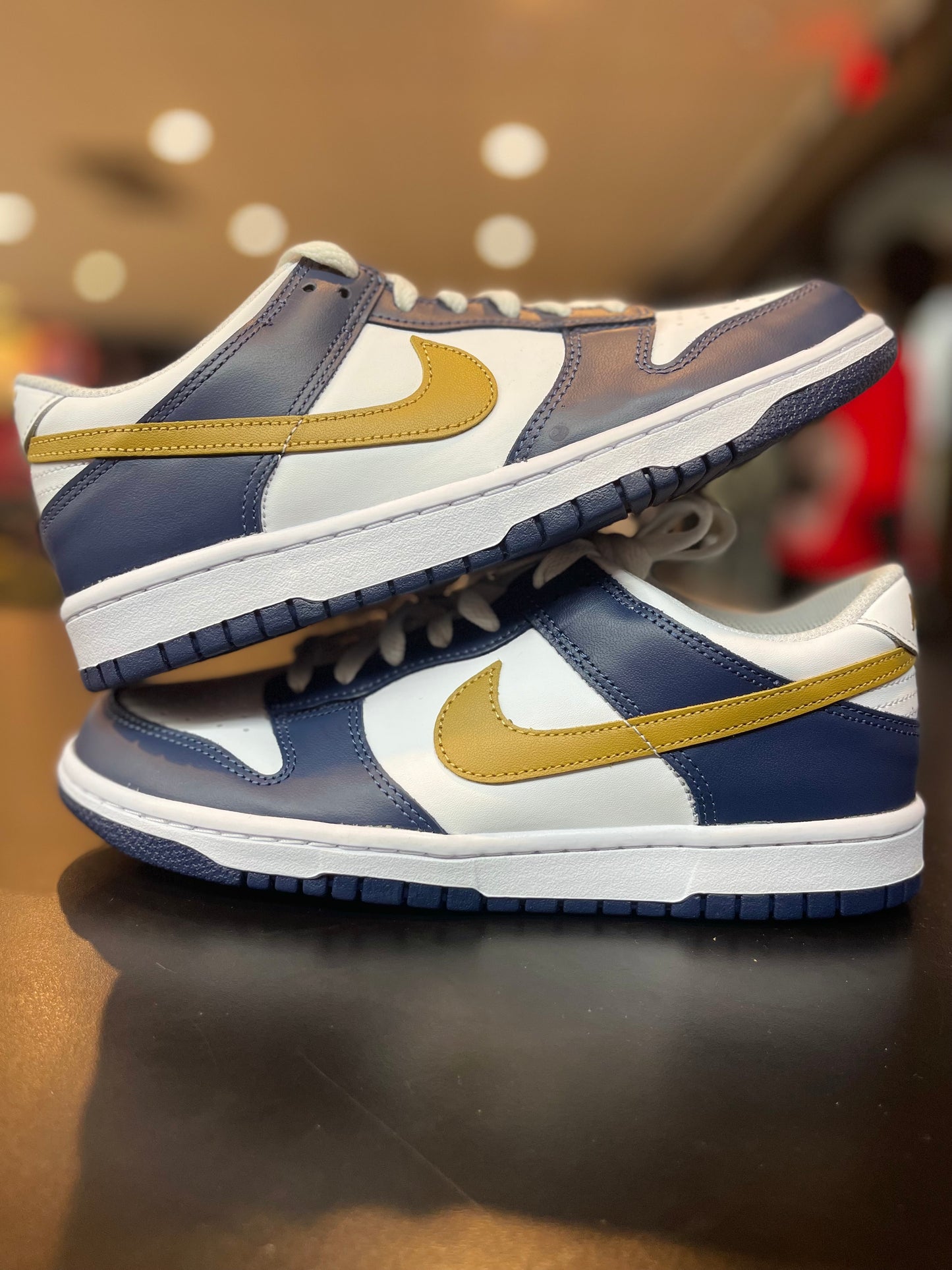 Nike Dunk Low “ Midnight Navy Wheat” (GS)