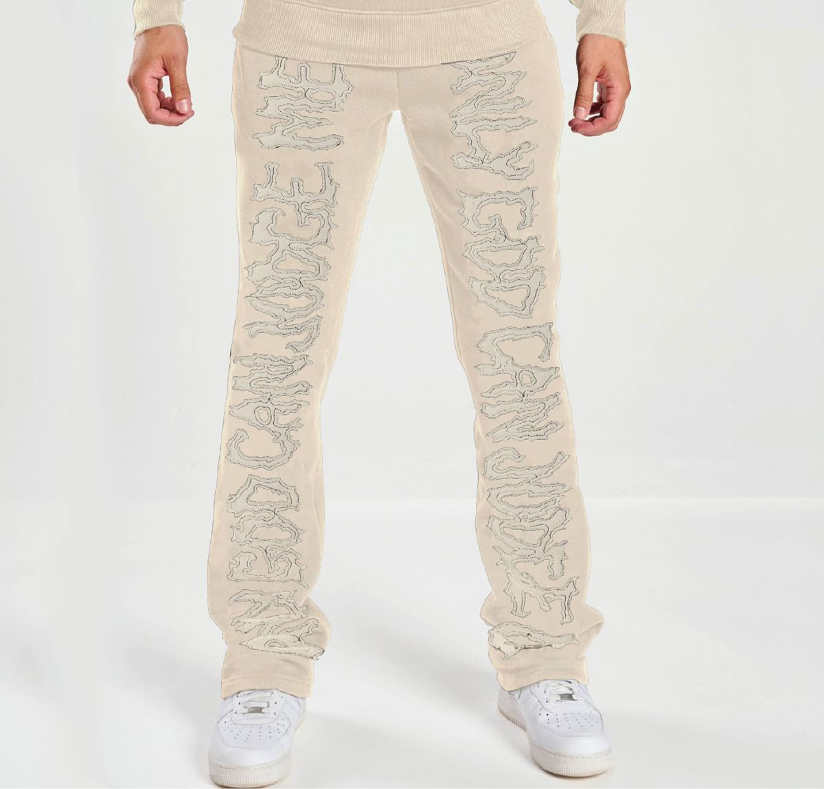 Spark “Only God Can Judge me” (Off White) Pants