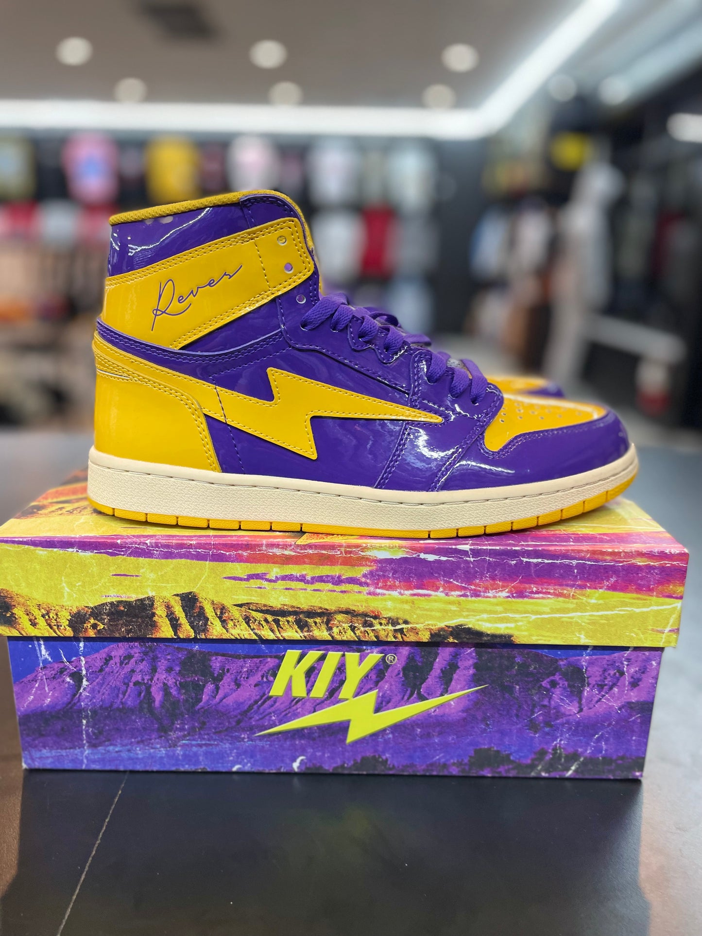 Kool Kiy “Ncat Purple/Yellow” *Size 10.5 Preowned*