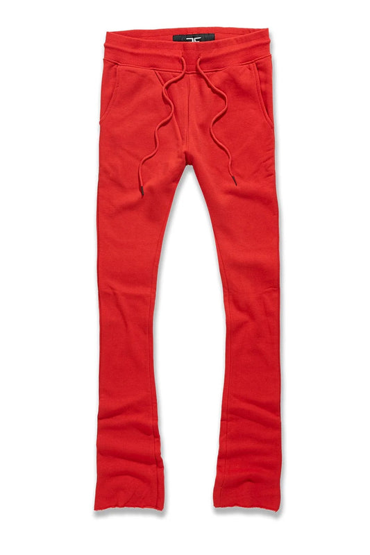 Jordan Craig “Uptown Stacked Jogger Pants” (Red)