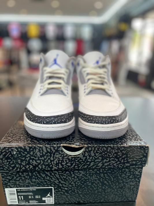 Air Jordan Retro 3 “Racer Blue” *Size 11 Preowned*