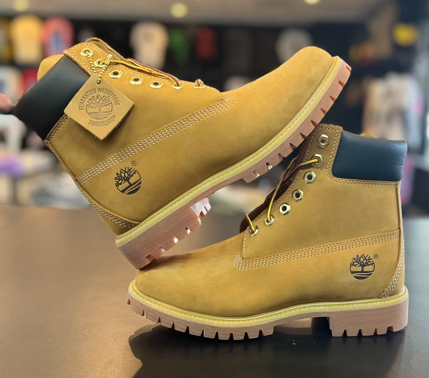 Timberland 6 “Premium Waterproof Boot” (Wheat Nubuck) (Men)