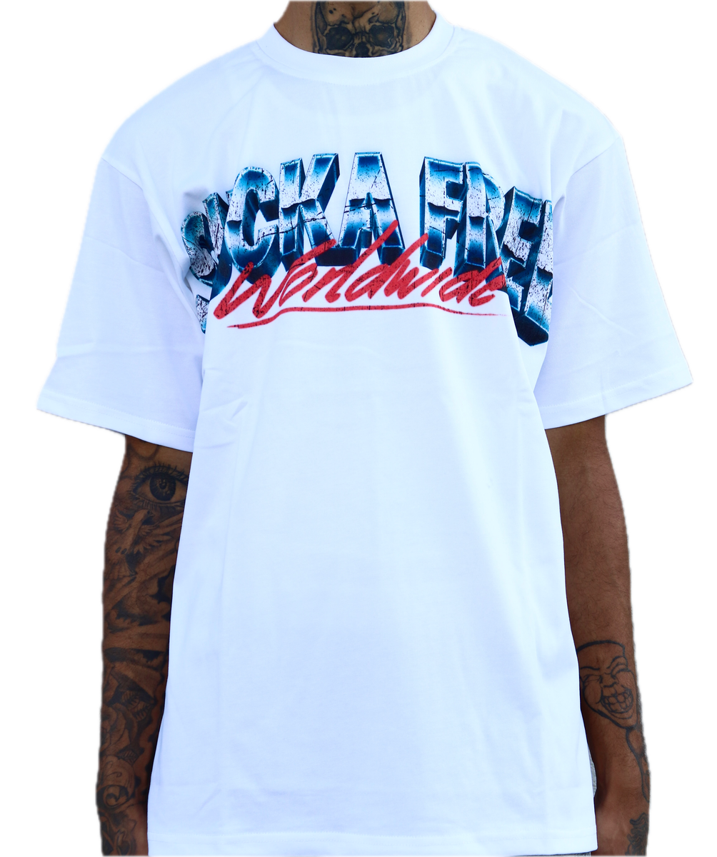 Sucka Free “Blitz Tee White”