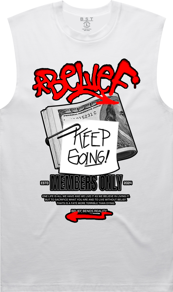 Beast “Keep Going Tank ” Sleeve Less”