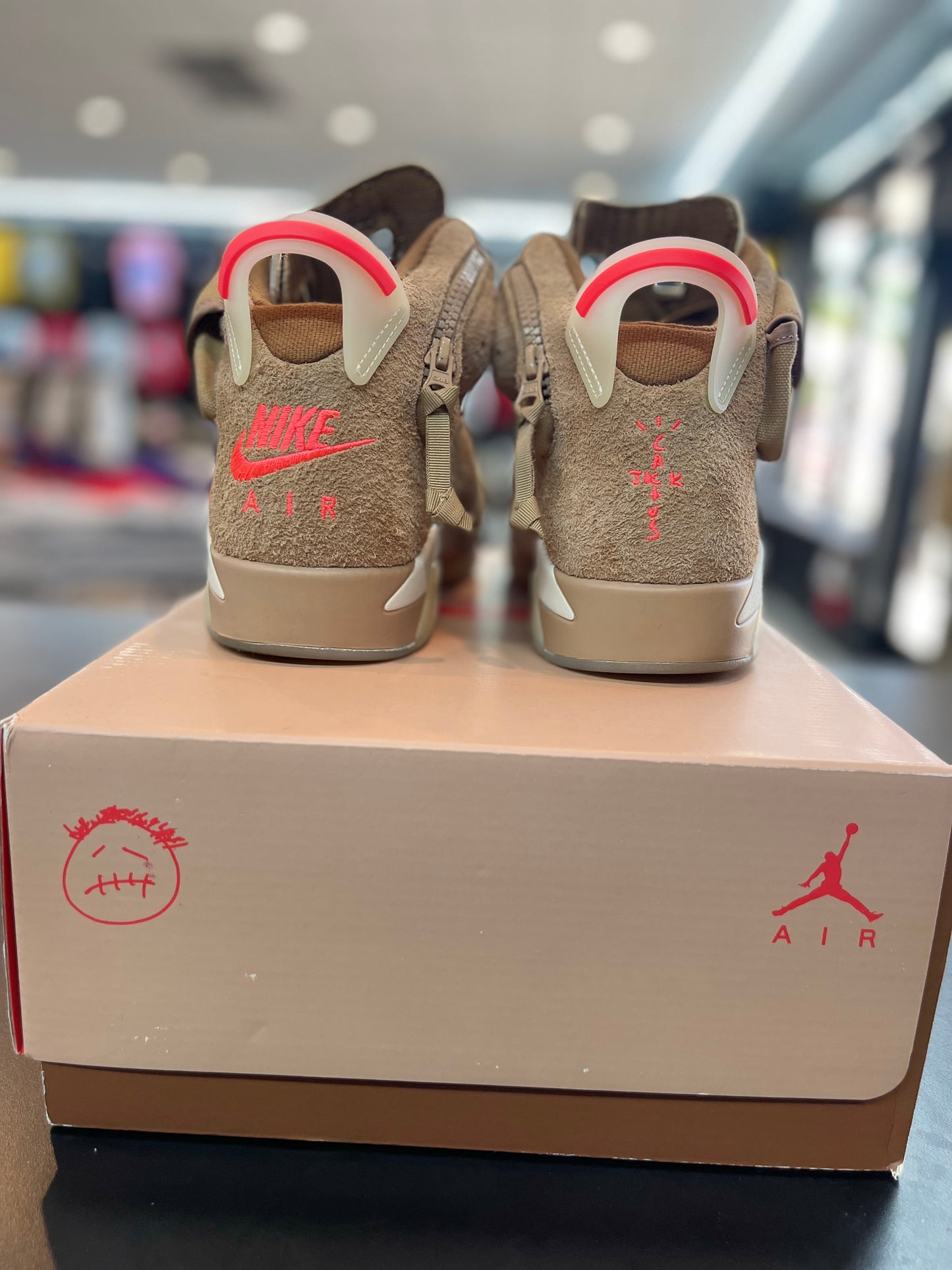 Air Jordan Retro 6 “Travis Scott British Khaki *Size 10.5 Preowned*