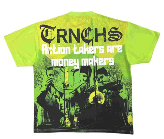 TRNCHS "MUHIEY" Lime Green Tee