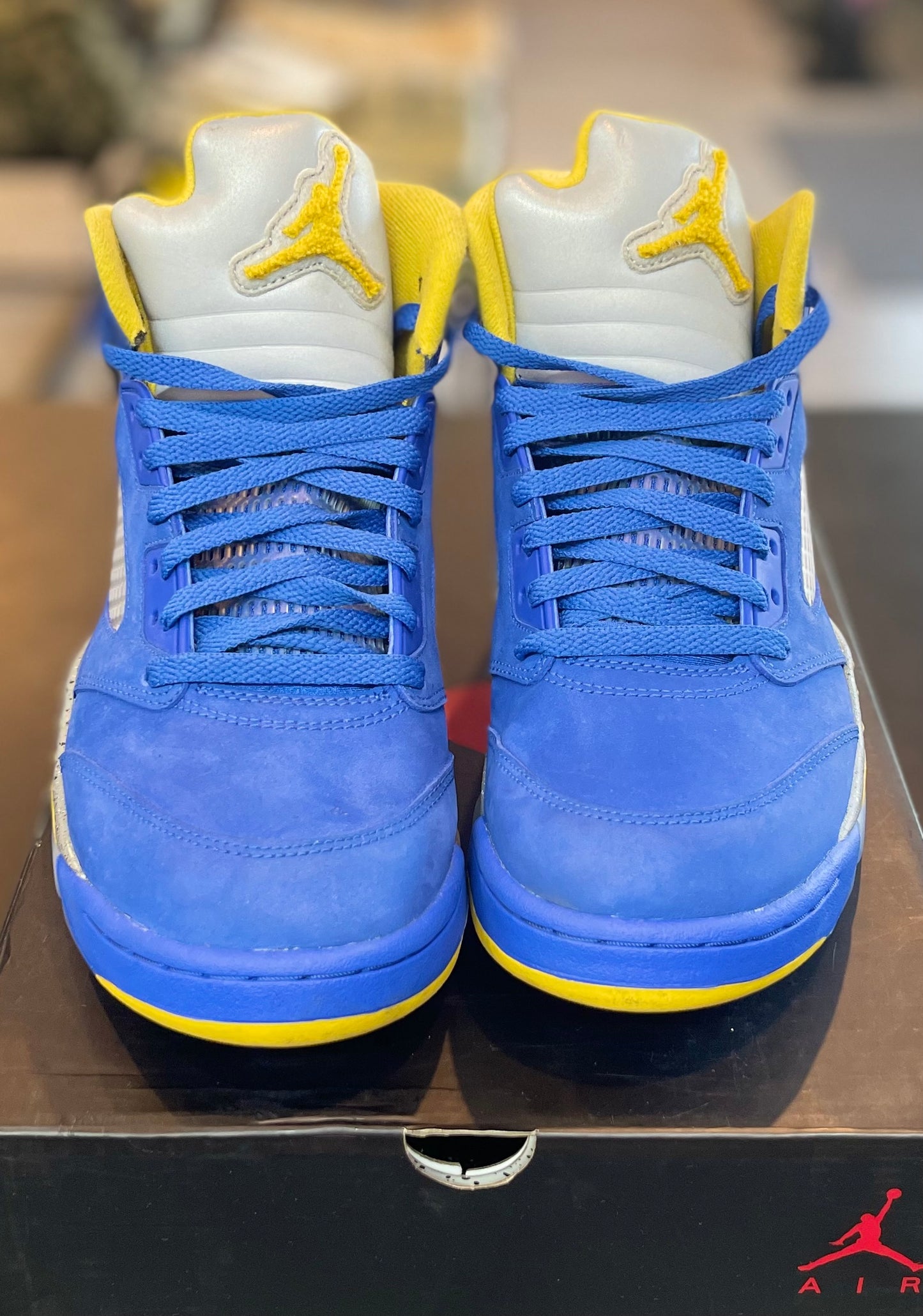 Air Jordan Retro 5 JSP “ Laney Varsity Royal” *Size 9.5 Preowned*