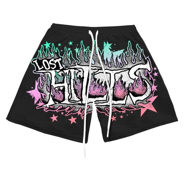 Lost In The Hills “Black In Pink Short”