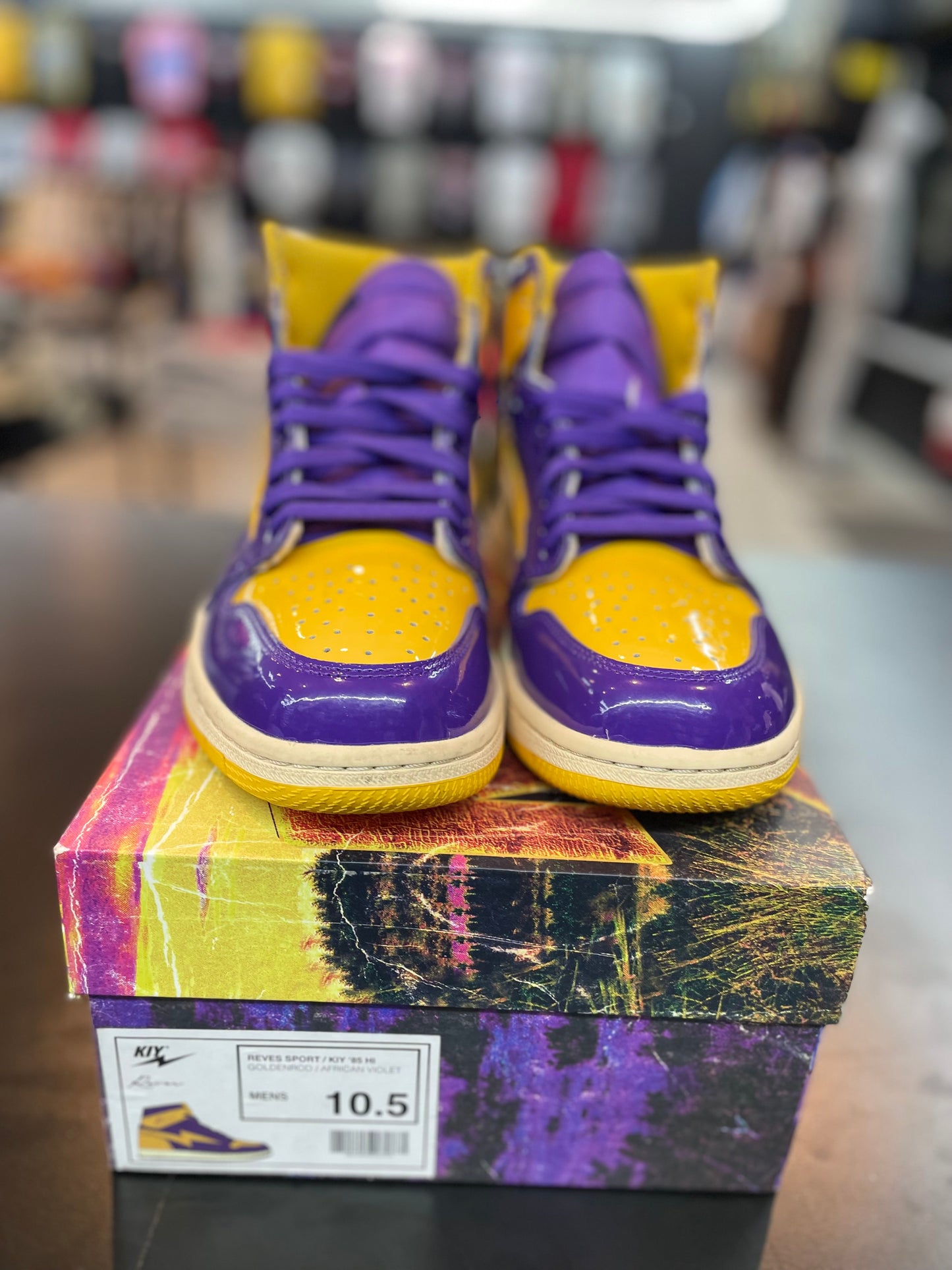 Kool Kiy “Ncat Purple/Yellow” *Size 10.5 Preowned*