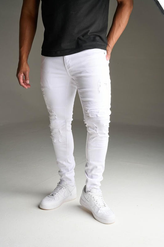 Spark “Ripped White Jeans”