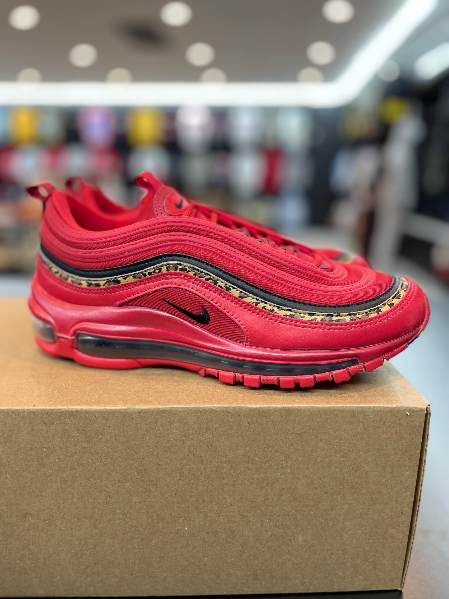 Nike Air Max 97 “Leopard Pack Red” *Size 6.5 Preowned*