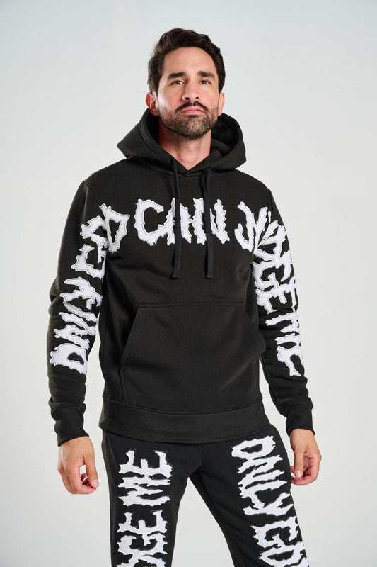 Spark “God Only Can Judge me (Black/White) Hoodie