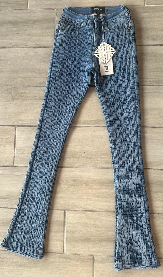 Guapi “ Aqua Blue “ (Stack Jeans)