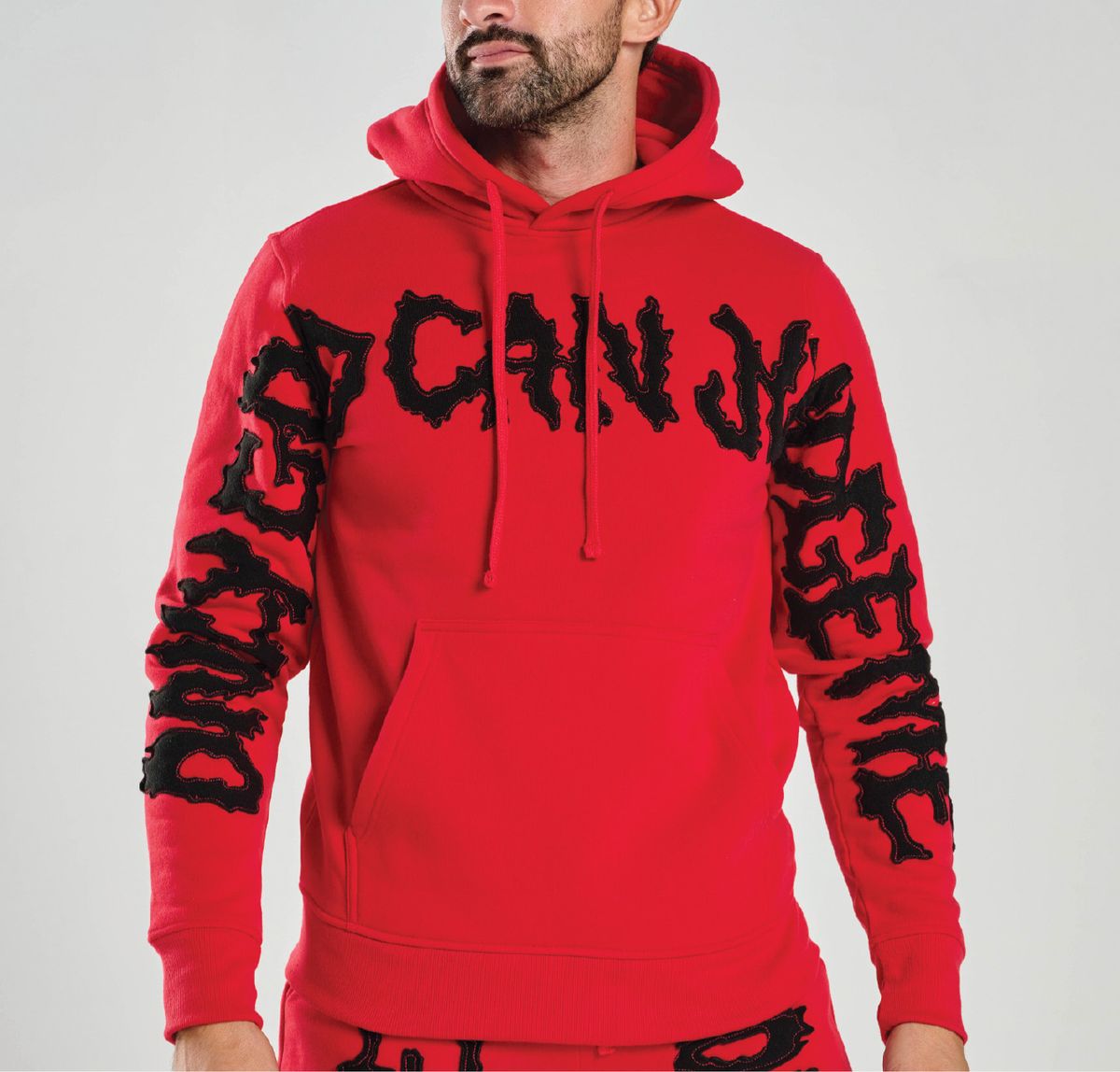 Spark “Only God Can Judge me (Red/Black) Hoodie