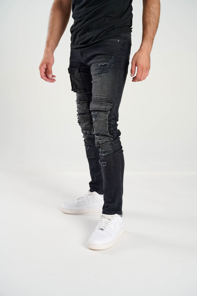 Spark “Black Ash Skinny Jeans”