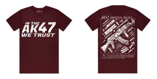 Beast “ In Ak We Trust” Maroon