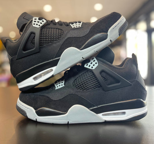 Air Jordan Retro 4 “Black Canvas”