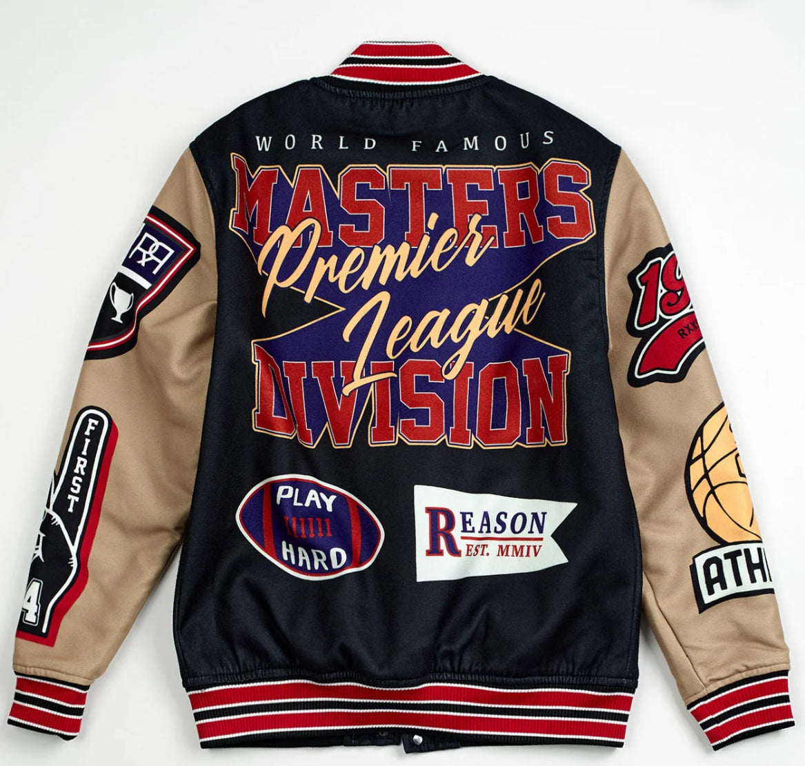 Reason Brand Master Division Varsity Jacket