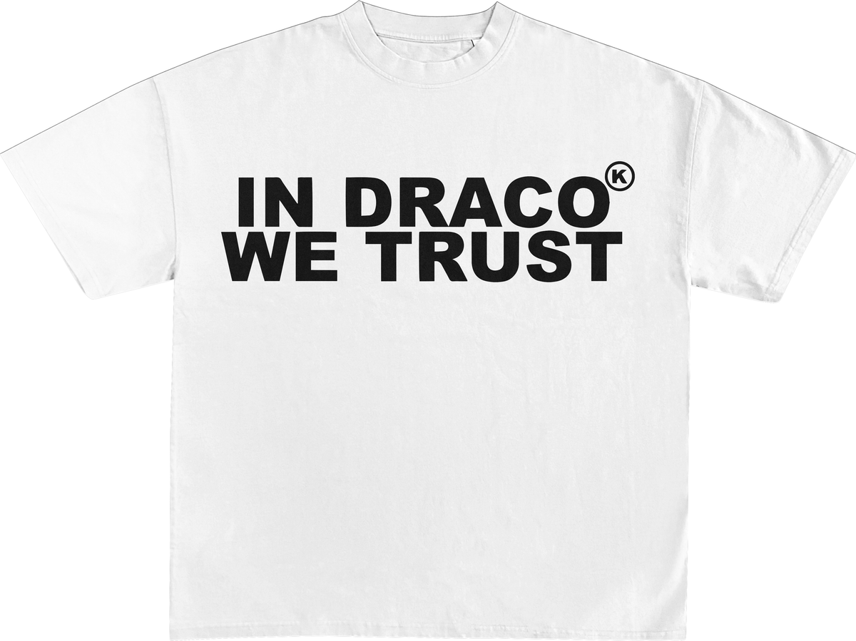 Merch “Draco Tee” White/Black