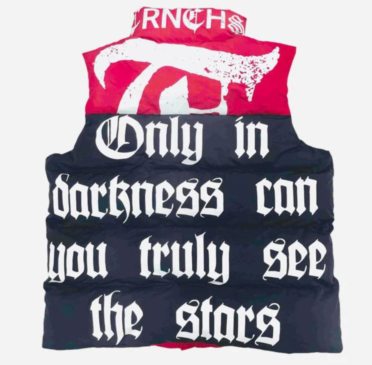 TRNCHS "AURORA" Red/Black Bubble Vest