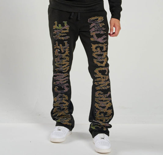 Spark “Only God Can Judge me” (Black/Camo) Pants