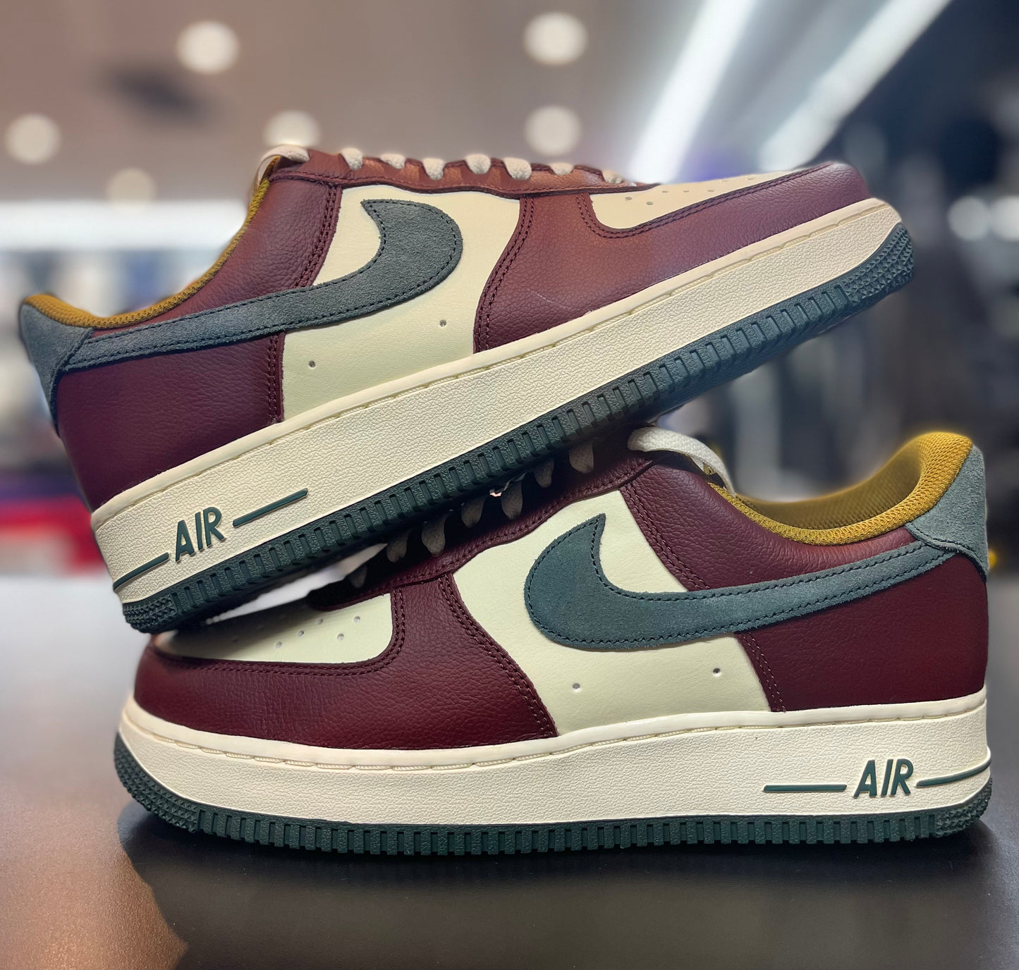 Nike Air Force 1 Low “Dark Team Red Vintage Green”